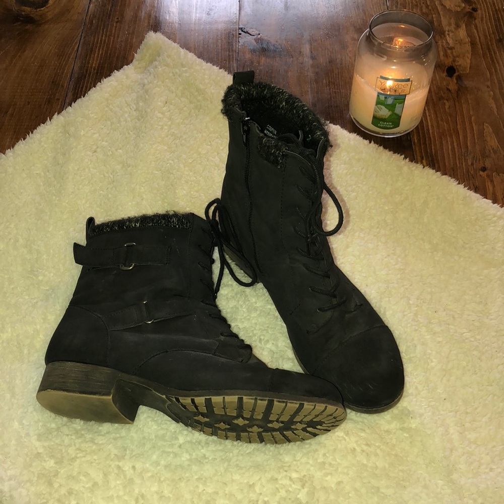Black Combat Boots